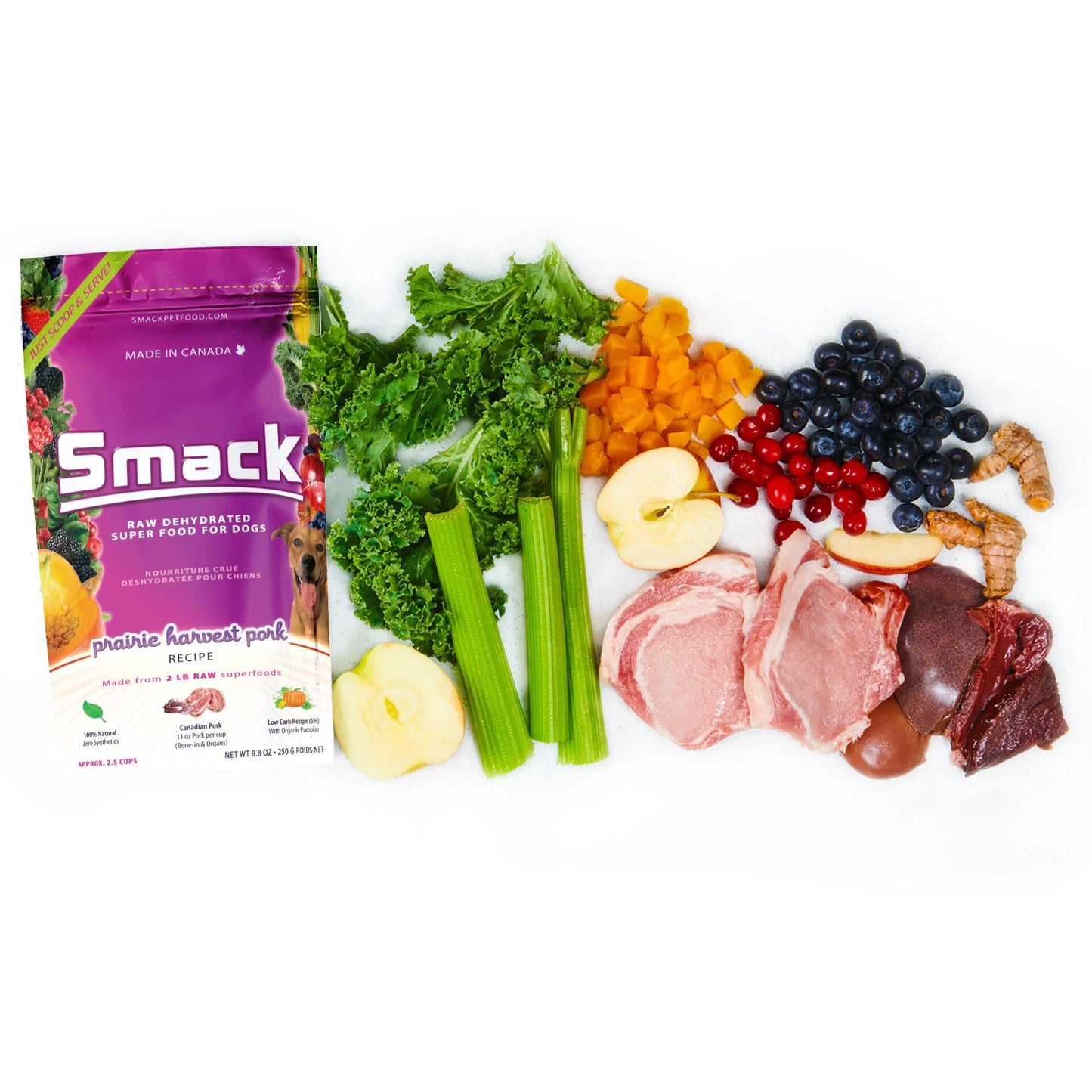 Smack Prairie Harvest Pork For Dogs