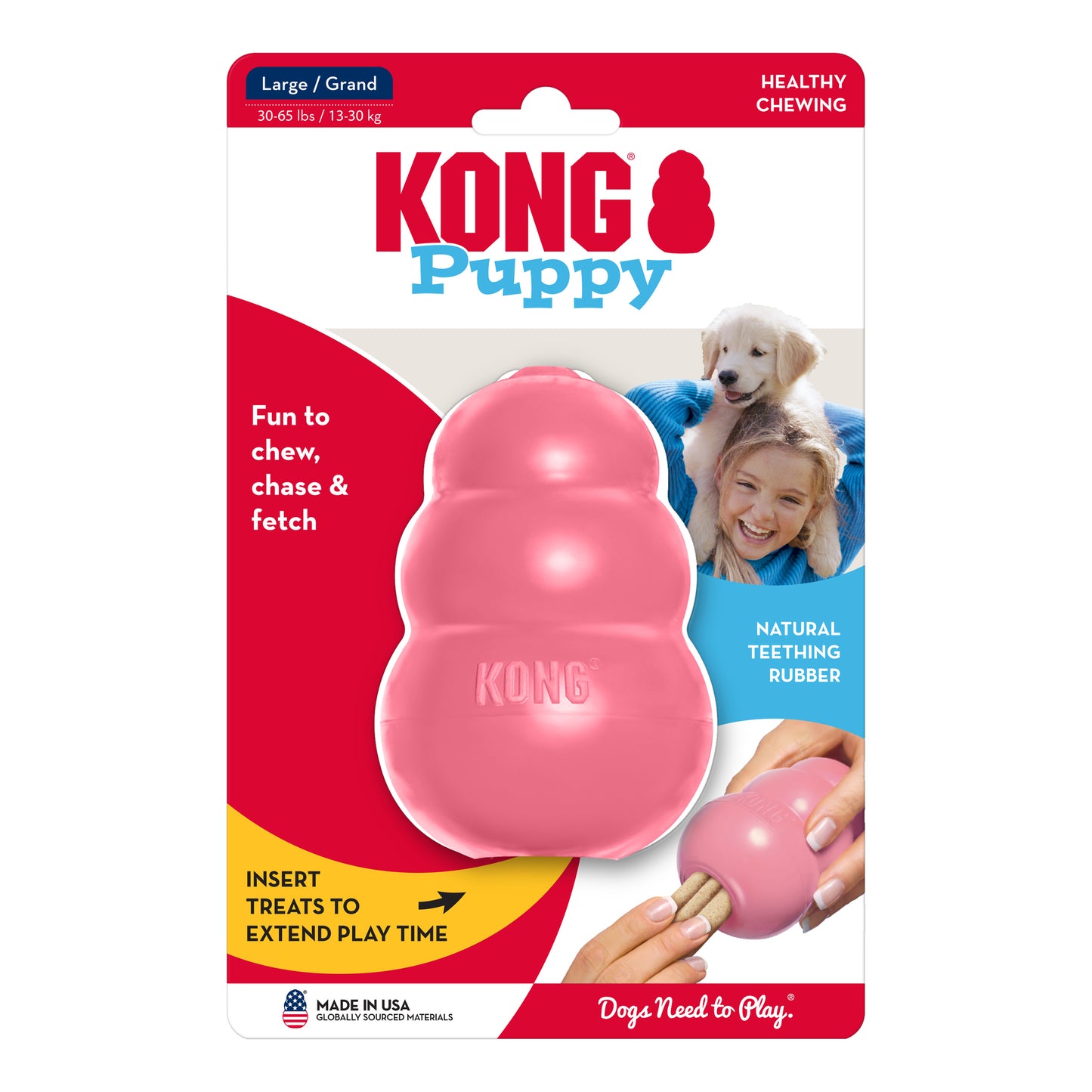 KONG Puppy Toy (Assorted Colours)