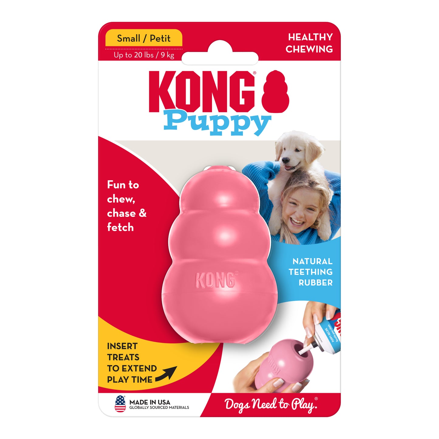 KONG Puppy Toy (Assorted Colours)