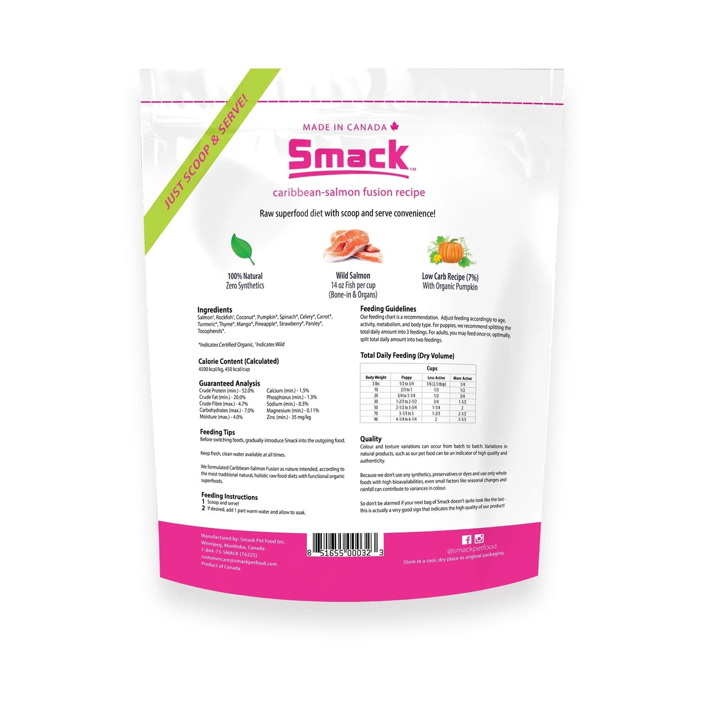 Smack Caribbean-Salmon Fusion For Dogs