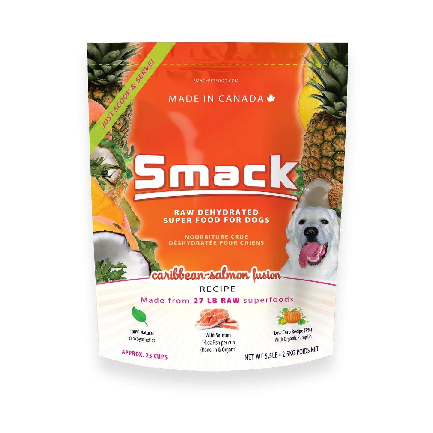 Smack Caribbean-Salmon Fusion For Dogs