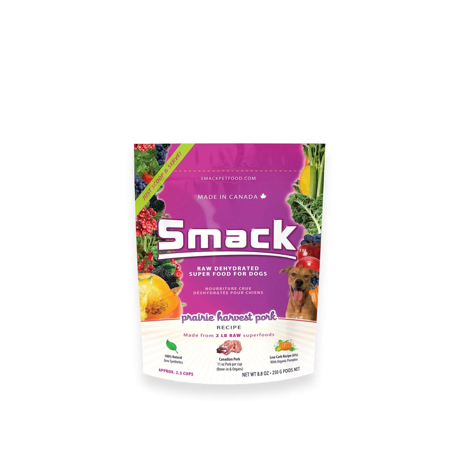 Smack Prairie Harvest Pork For Dogs