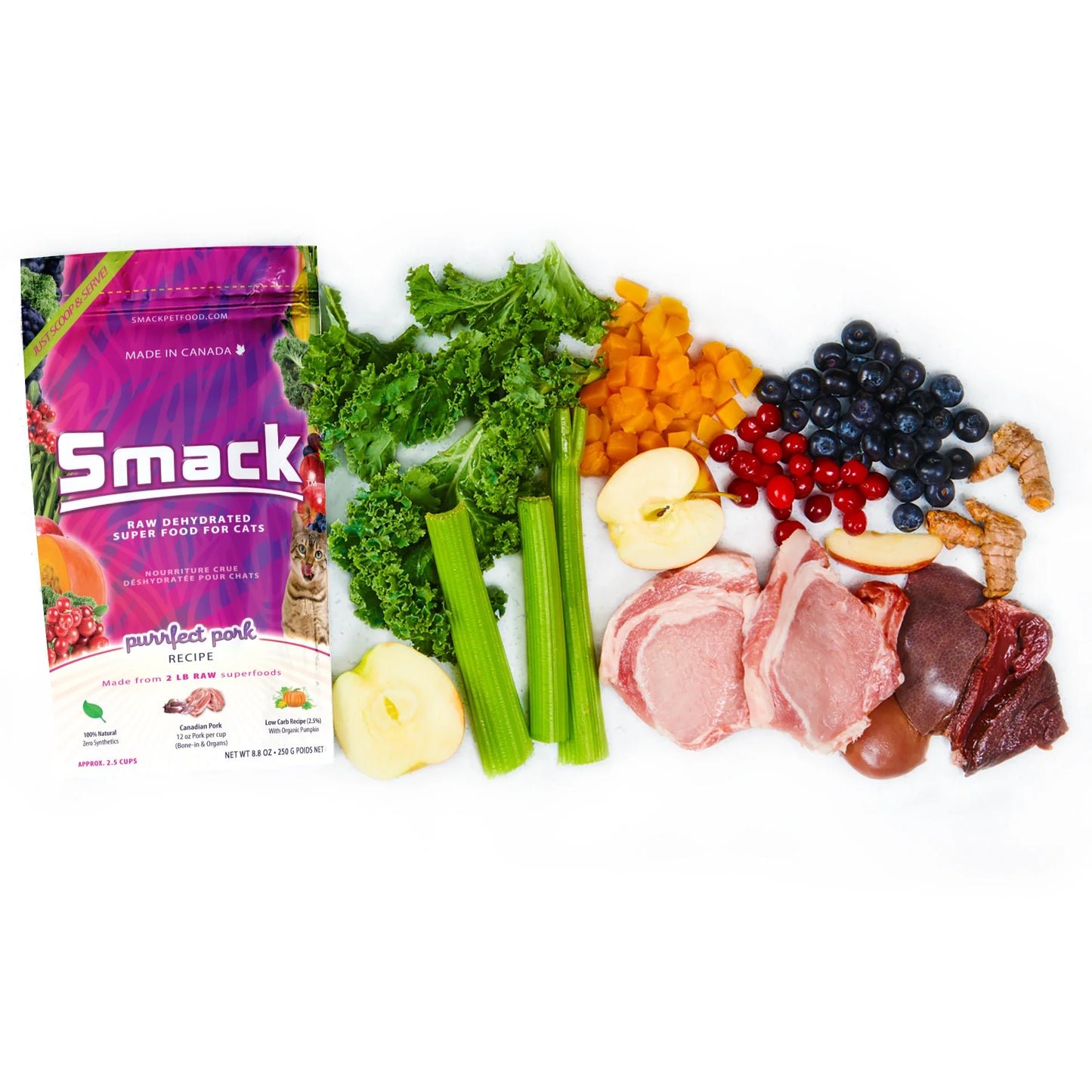 Smack Purrfect Pork for Cats 25g