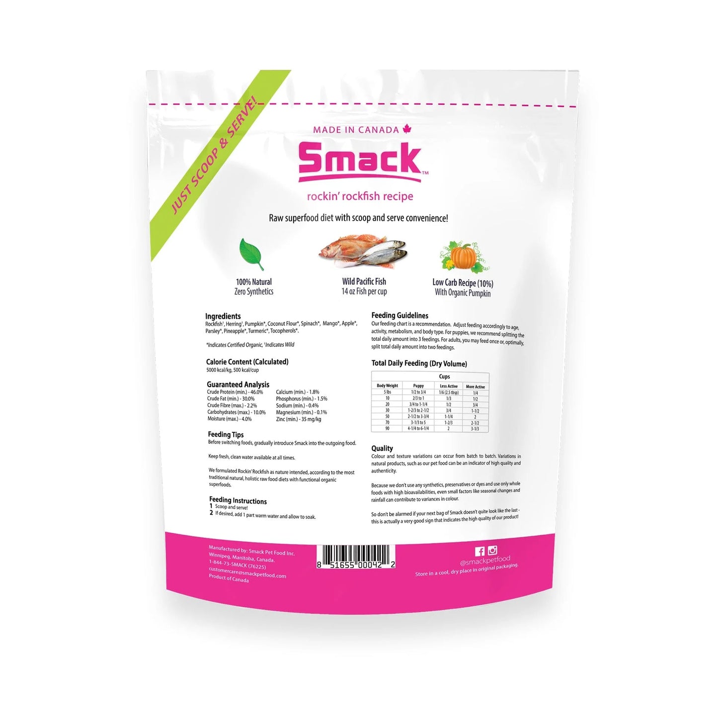 Smack Rockin' Rockfish For Dogs